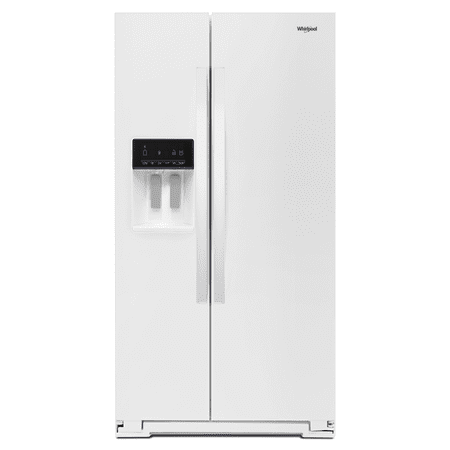 Whirlpool - 20.6 Cu. Ft. Side-by-Side Counter-Depth Refrigerator - White