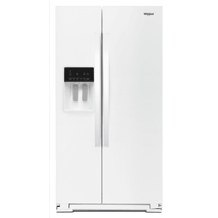 Whirlpool - 28.5 Cu. Ft. Side-by-Side Refrigerator with In-Door-Ice Storage - White