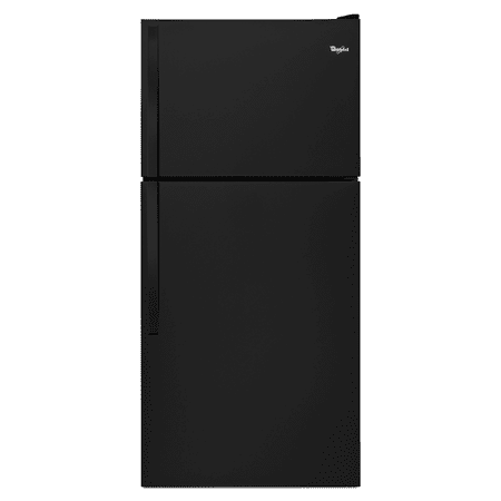 Whirlpool - 18.2 Cu. Ft. Top-Freezer Refrigerator - Black