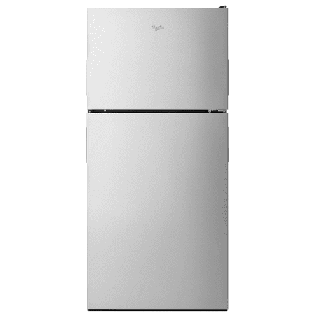 Whirlpool - 18.2 Cu. Ft. Top-Freezer Refrigerator - Stainless steel