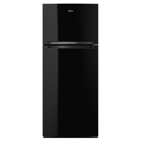 Whirlpool - 17.7 Cu. Ft. Top-Freezer Refrigerator - Black