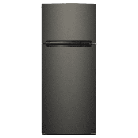 Whirlpool - 17.7 Cu. Ft. Top Freezer Refrigerator - Black Stainless Steel
