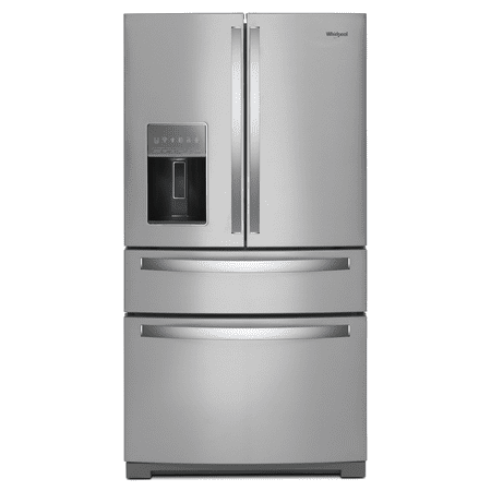 Whirlpool - 26.2 Cu. Ft. 4-Door French Door Refrigerator - Stainless Steel