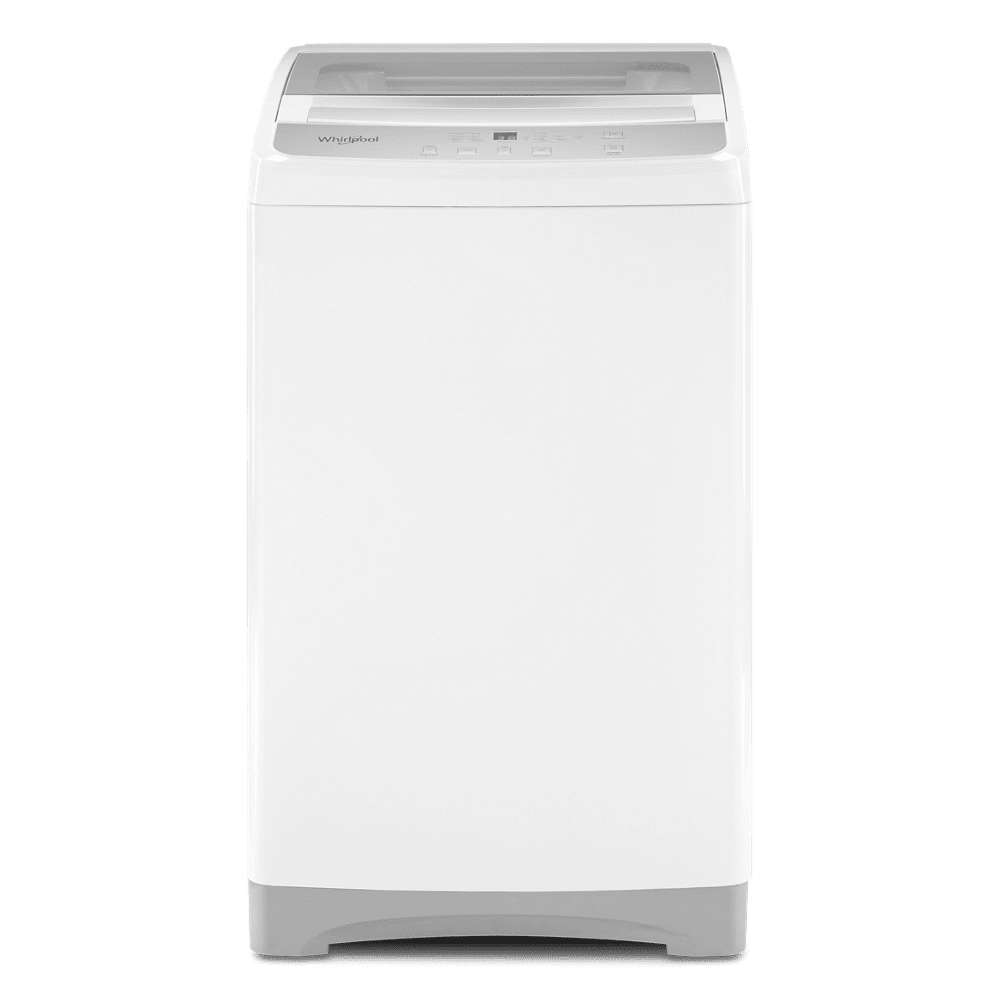 Compact White Stainless Steel Top-Loading Electric Washing Machine