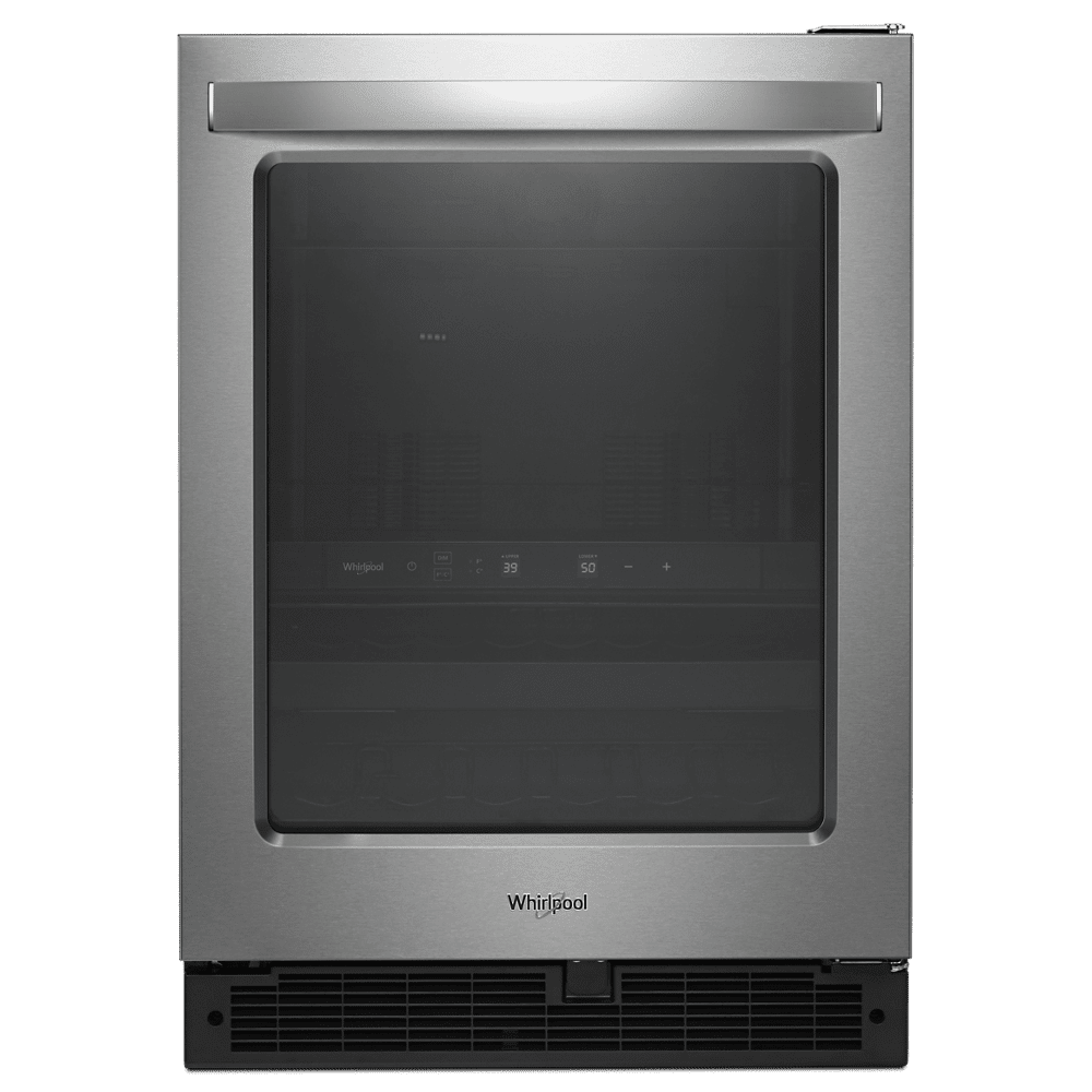 Whirlpool WUB50X24HZ 24 inch Stainless Undercounter Beverage Center