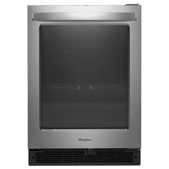 Whirlpool WUB50X24HZ 24 inch Stainless Undercounter Beverage Center
