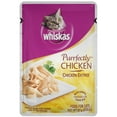 WHISKAS PURRFECTLY Chicken Wet Cat Food Chicken Entree Flavor, 3 oz