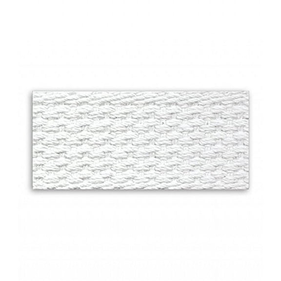 WHITE 1 INCH COTTON WEBBING