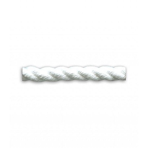 WHITE 6MM (1/4") COTTON ROPE