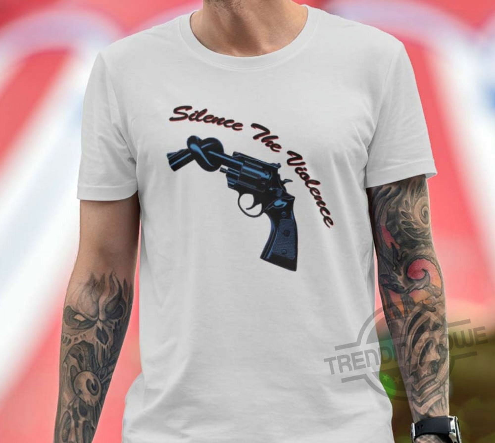 [WHITE] Baltimore Shooting Silence The Violence Shirttrungten08itu