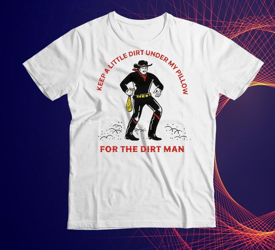 [WHITE] Cartervai Keep A Little Dirt Under My Pillow Shirt