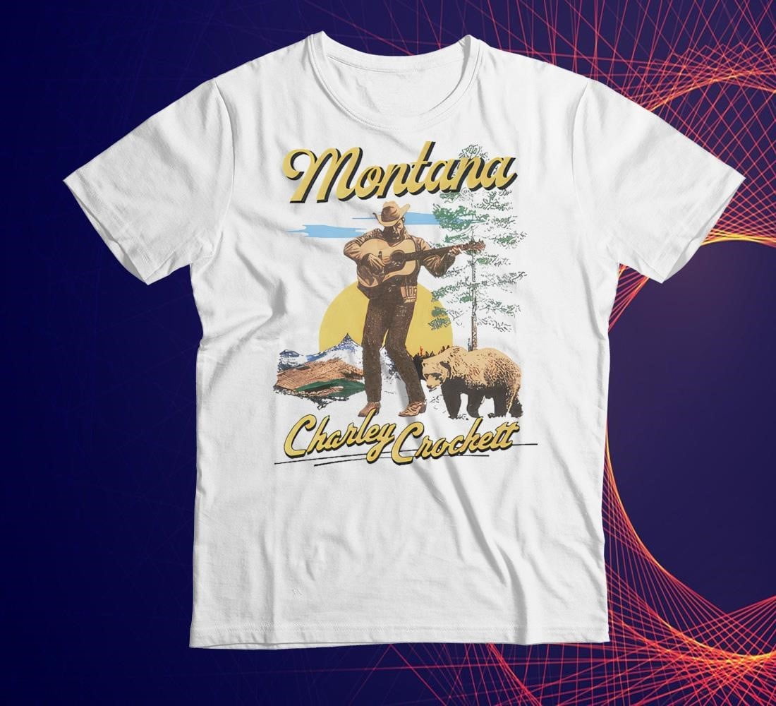[WHITE] Charley Crockett Tour In Missoula Mt Jun 14 2024 Shirt