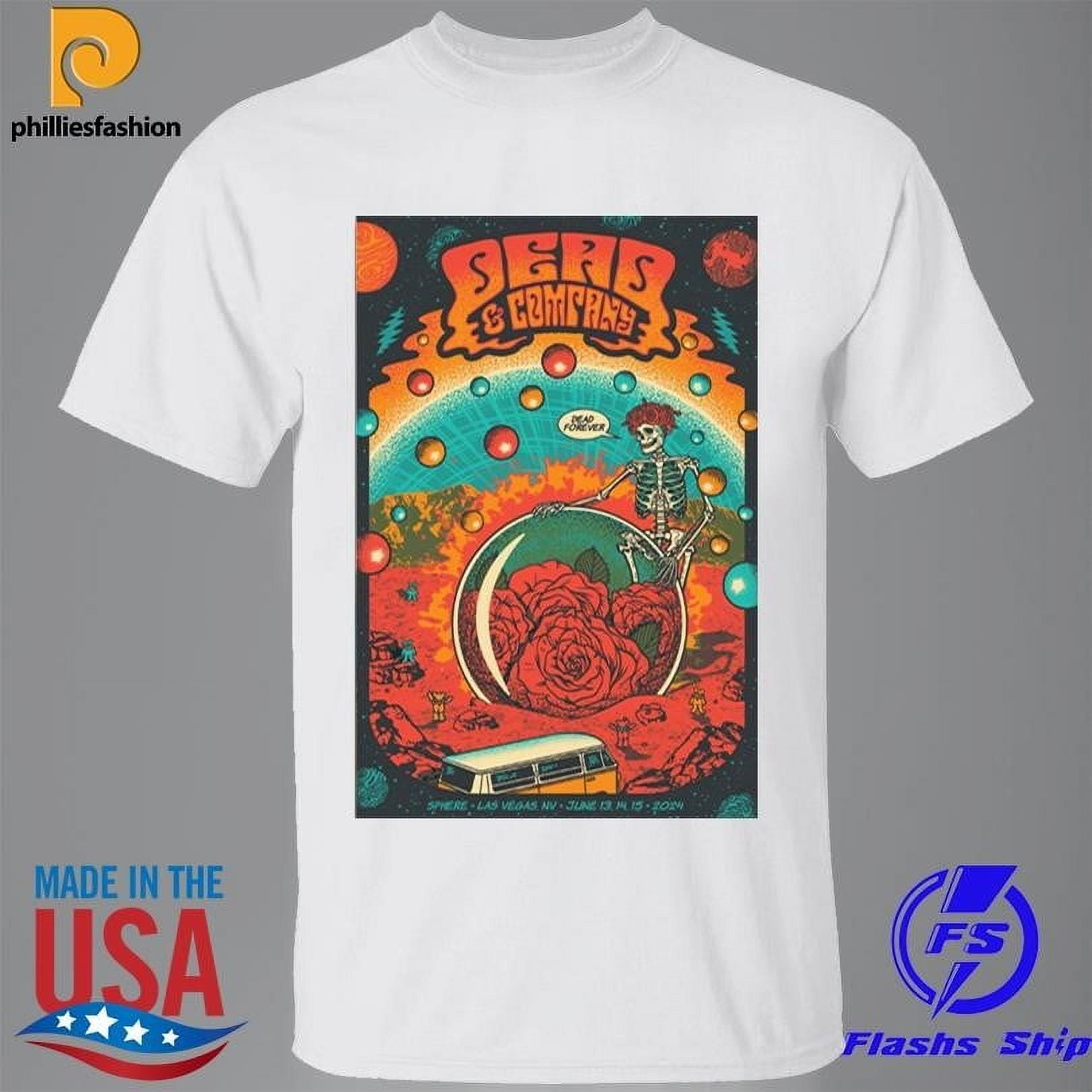 [WHITE] Check Out The Dead And Company Dead Forever Weekend 5 Poster At