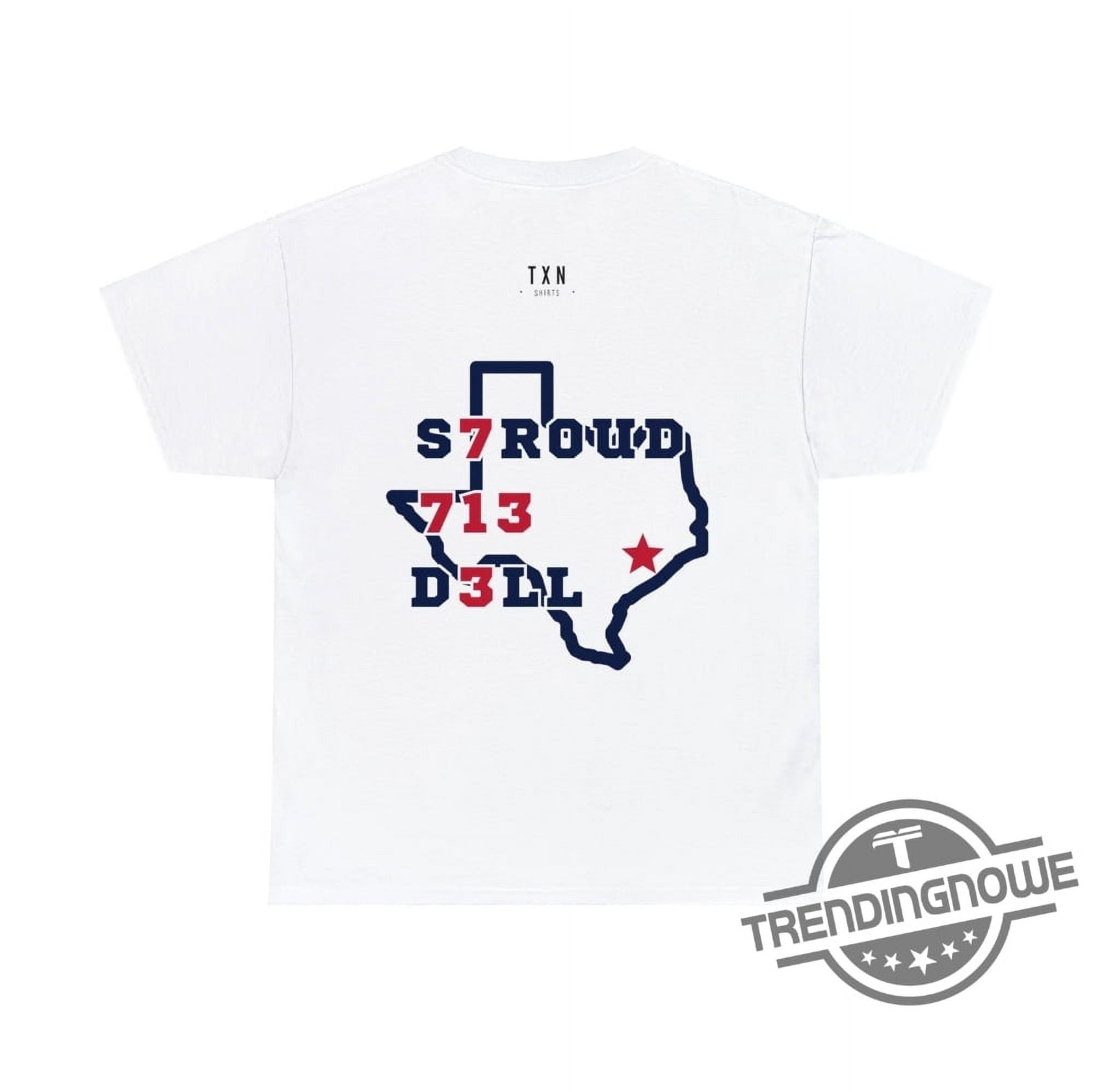 [WHITE] Cj Stroud Shirt Tank Dell Shirt Nathaniel Dell Shirt Stroud