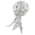 thumbnail image 1 of WHITE Doo Rag Durag Headwrap Cotton Chemo Bandana Skull Cap Mens Womens, 1 of 1