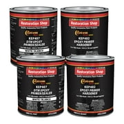 WHITE Epoxy Primer / Sealer 2.1 VOC GALLON KIT - Anti-Corrosive DTM Direct to Metal Fast Dry Primer