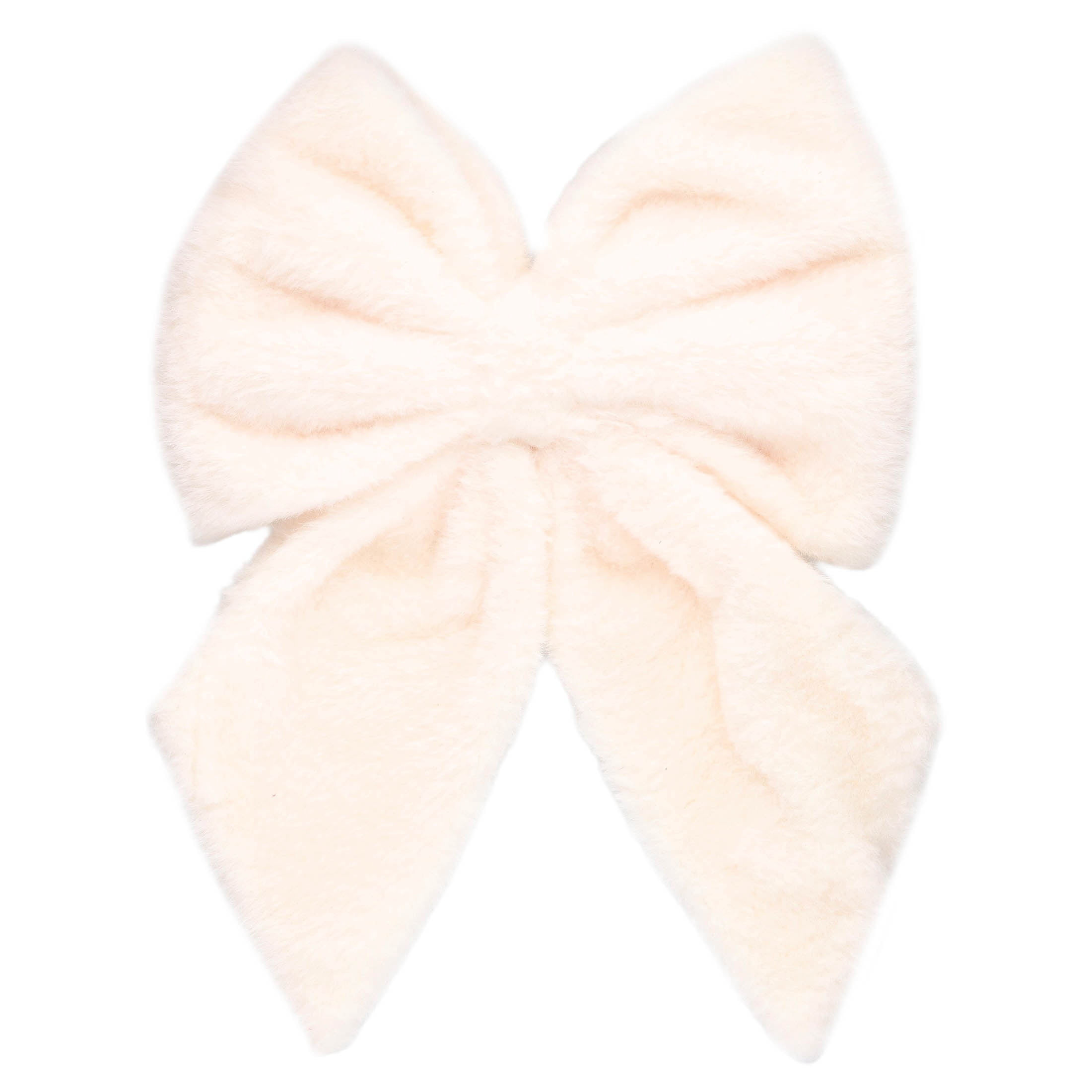 White Faux Fur Decorative Christmas Bow, 14", by Holiday Time