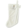 thumbnail image 1 of White Fur Christmas Stocking, 20", by My Texas House, 1 of 5