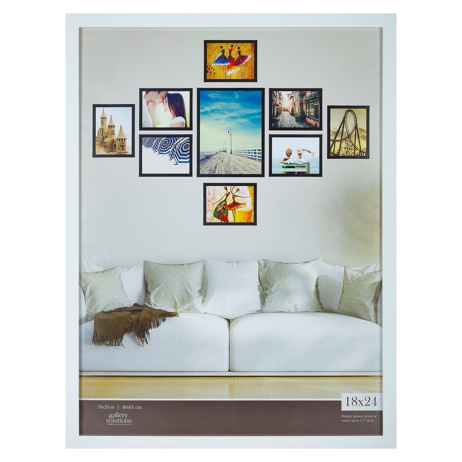 WHITE GALLERY 18x24 frame by Gallery Solutions - 18x24
