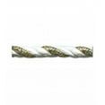 thumbnail image 1 of WHITE/GOLD 6MM (1/4") RAYON TWIST CORD, 1 of 1
