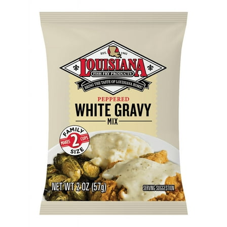 (2 pack) White Gravy Mix, 2 oz, bag
