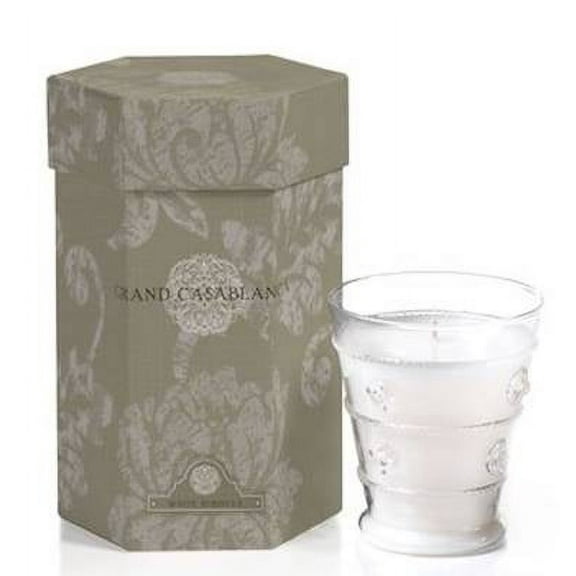 WHITE HIBISCUS Grand Casablanca Jar Candle by Zodax