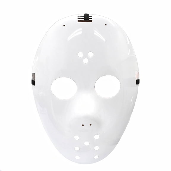 Hockey Mask Costume Accessory for Adults, White, Halloween by Way To Celebrate