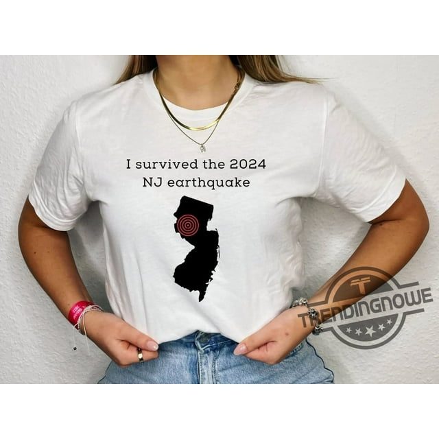 [WHITE] I Survived The Nyc Earthquake Shirt V3 2024 New York City