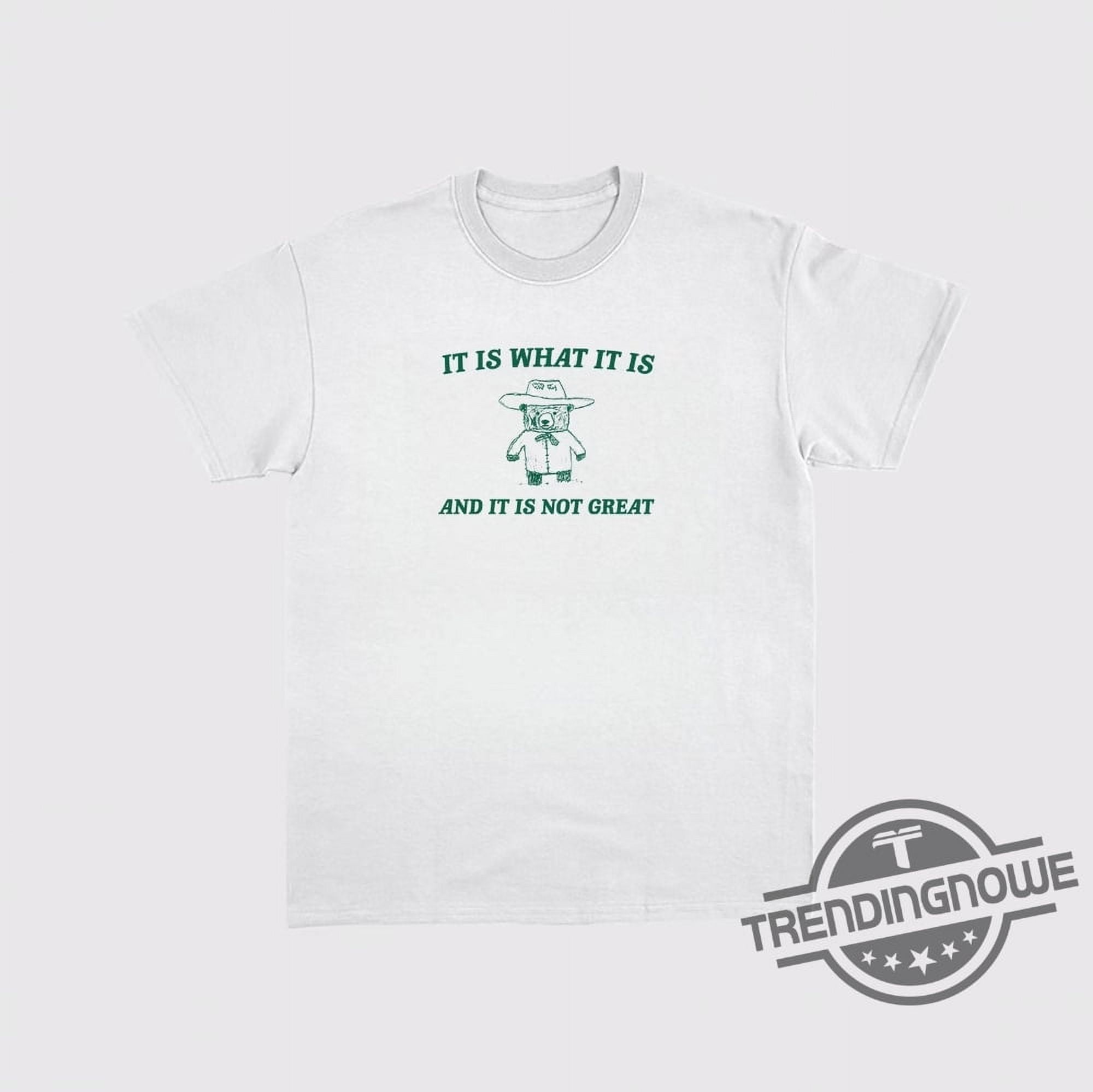 [WHITE] It Is What It Is And It Aint Great Shirt Sweatshirt