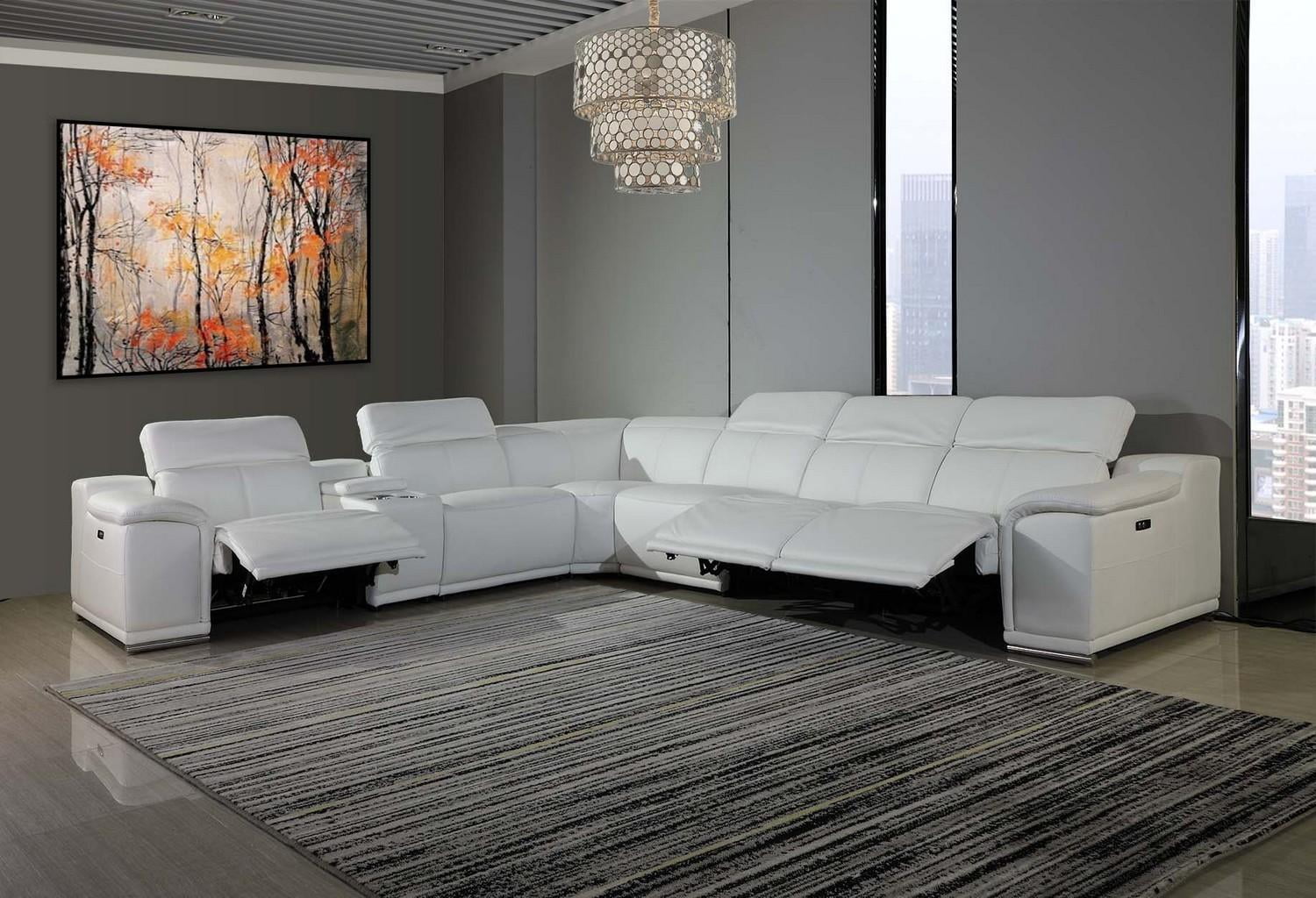 【Y u i 】 Divanitalia 9762 Build Your Own Sectional Sofa in Light Gray