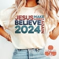 [WHITE] Jesus 2024 Make America Pray Again Christian Shirt