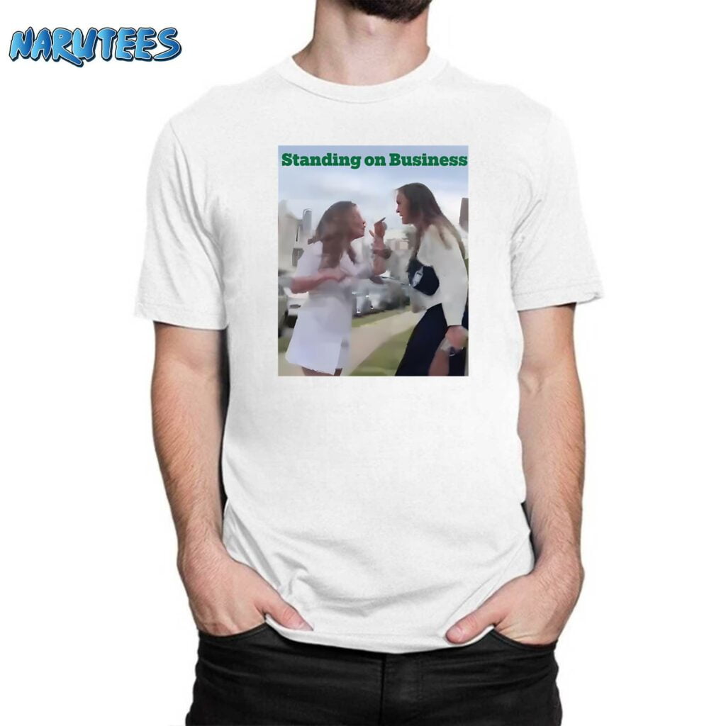 [WHITE] Kylie Kelce Standing On Business Shirt