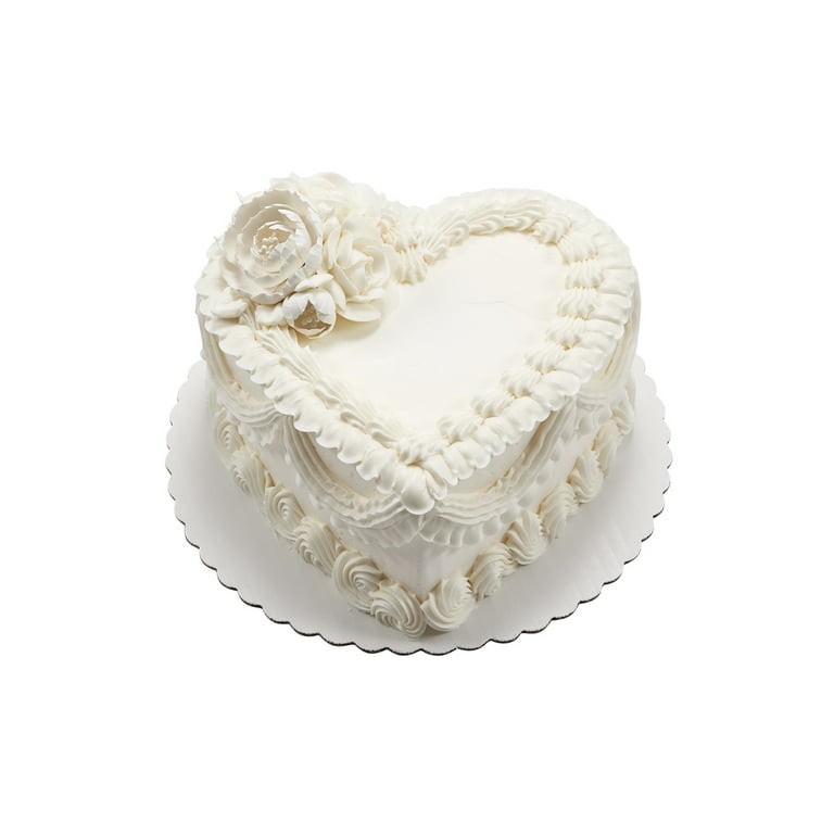 WHITE LAMBETH CLASSIC HEART CAKE - Walmart.com