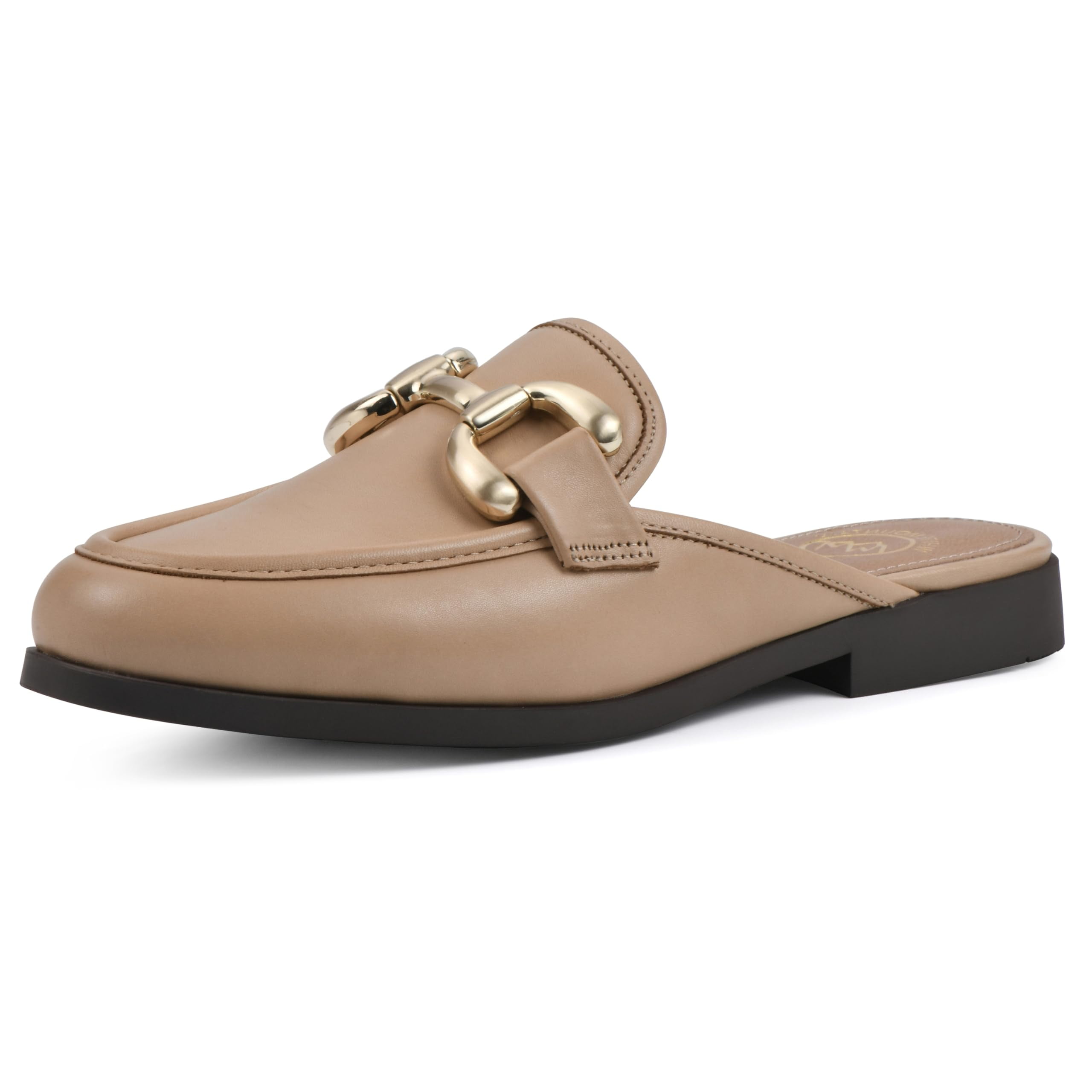 Comp Toe Mule WHITE MOUNTAIN Women's Castor Moc Toe Mule, Natural/Leather, 6.5 M ...