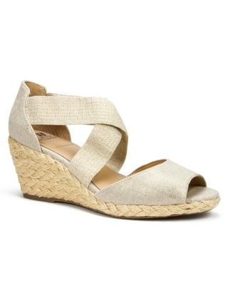 White mountain espadrille wedges 2025