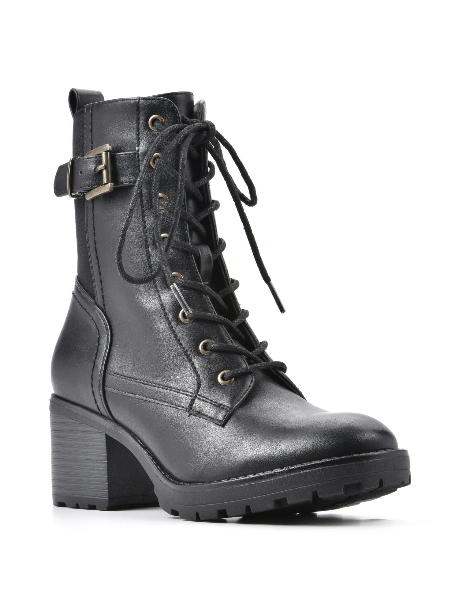 WILD PAIR Womens Black 1-3/4