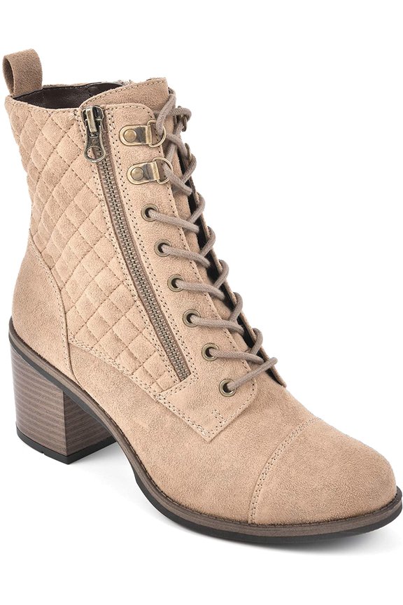 Womens Dorsett Fashion Boot 10 Wide Chestnut/Waxy/Fabric