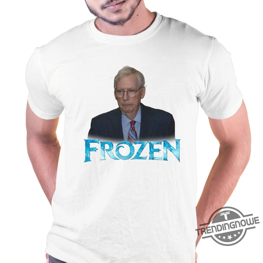 [WHITE] Mitch Mcconnell Freezes Shirt Mitch Mcconnell Freezes During