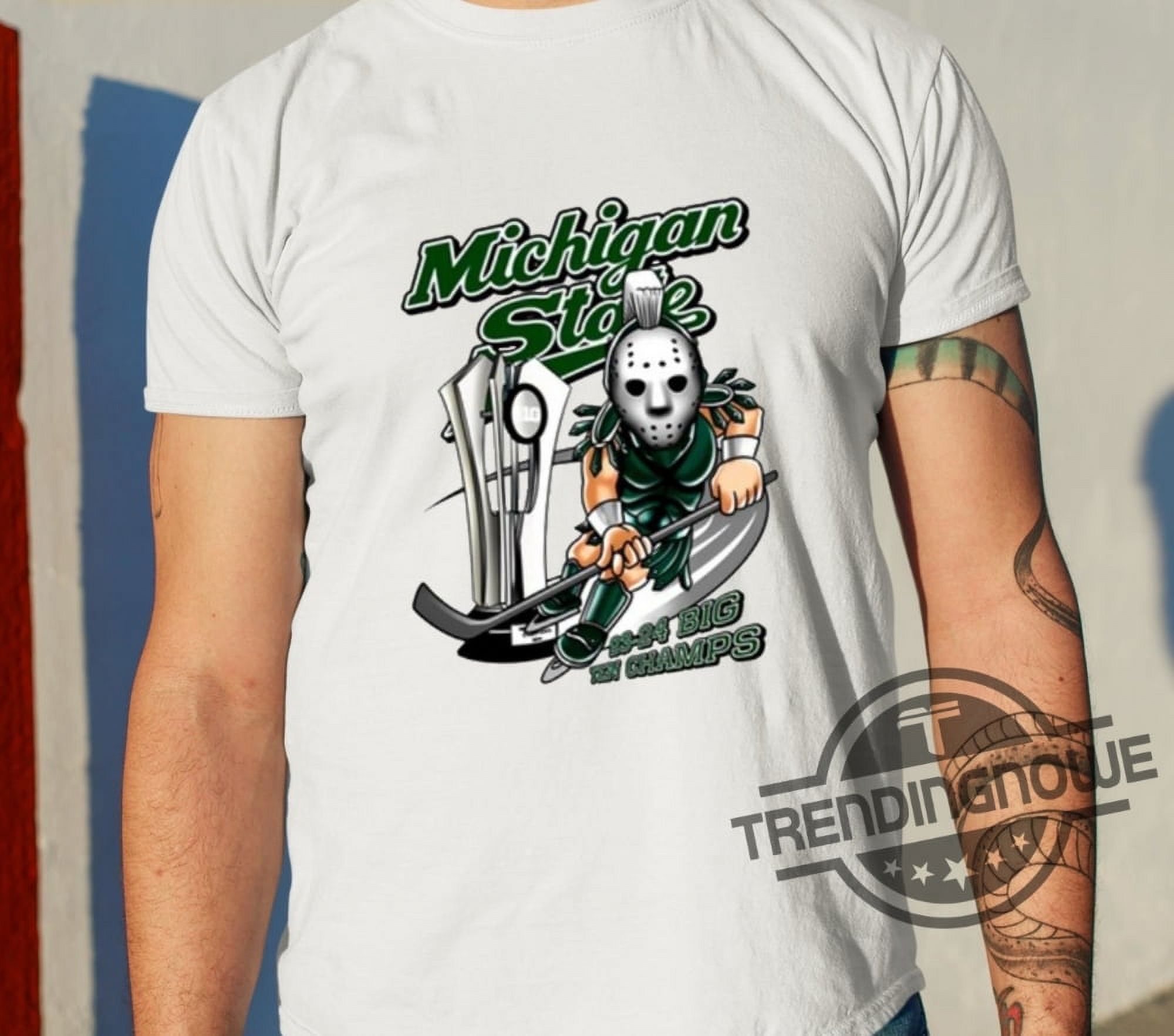 [WHITE] Nick Bradley Michigan State 23 24 Big Ten Champs Shirt