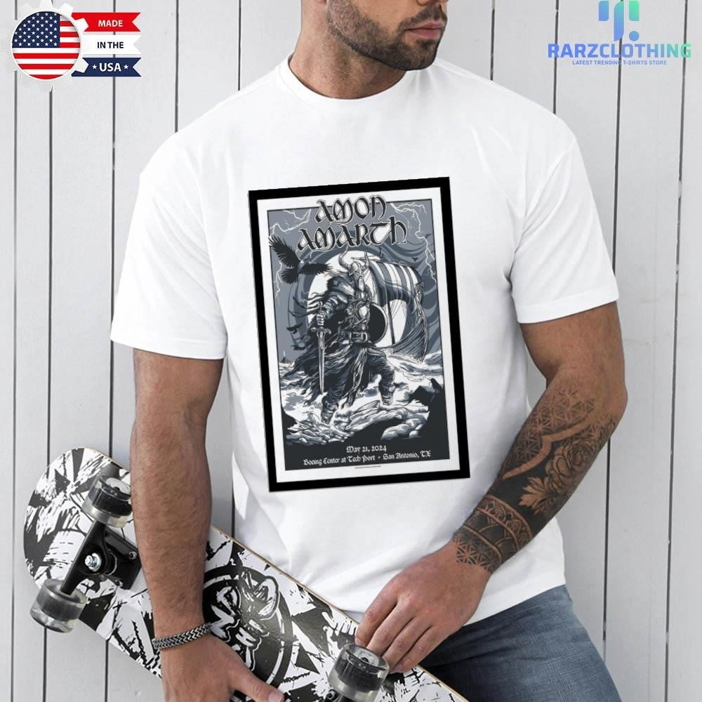 [WHITE] Official Amon Amarth Mar 21 2024 Boeing Center At Tech Port San