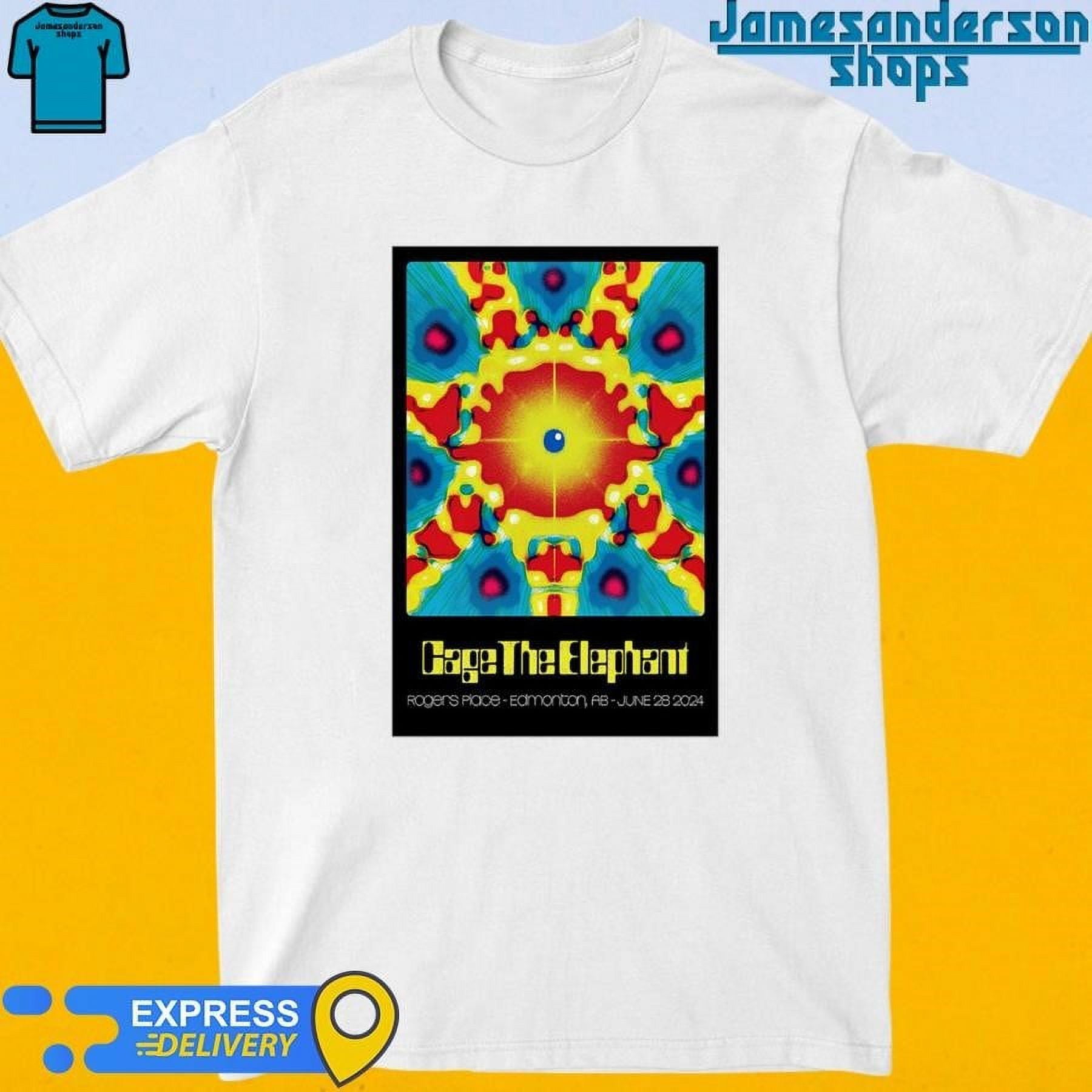 [WHITE] Official Cage The Elephant Rogers Place Edmonton Ab June 28