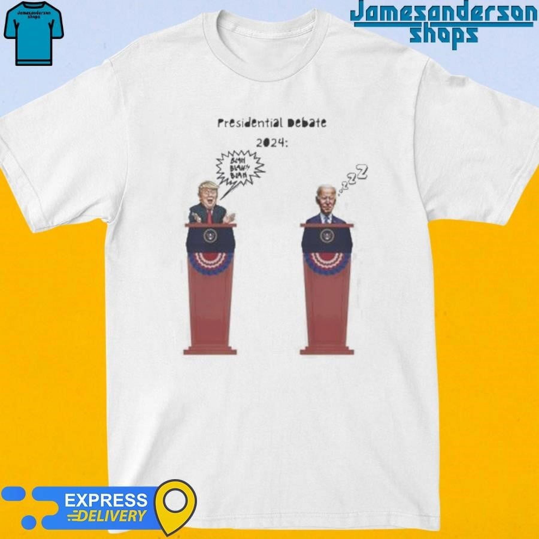 [WHITE] Official Presidential Debate 2024 Trump Vs Biden Shirt
