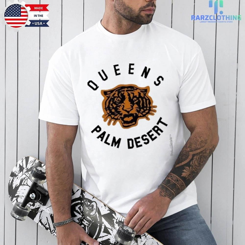 [WHITE] Official Qotsa Store Uk Palm Desert Shirt