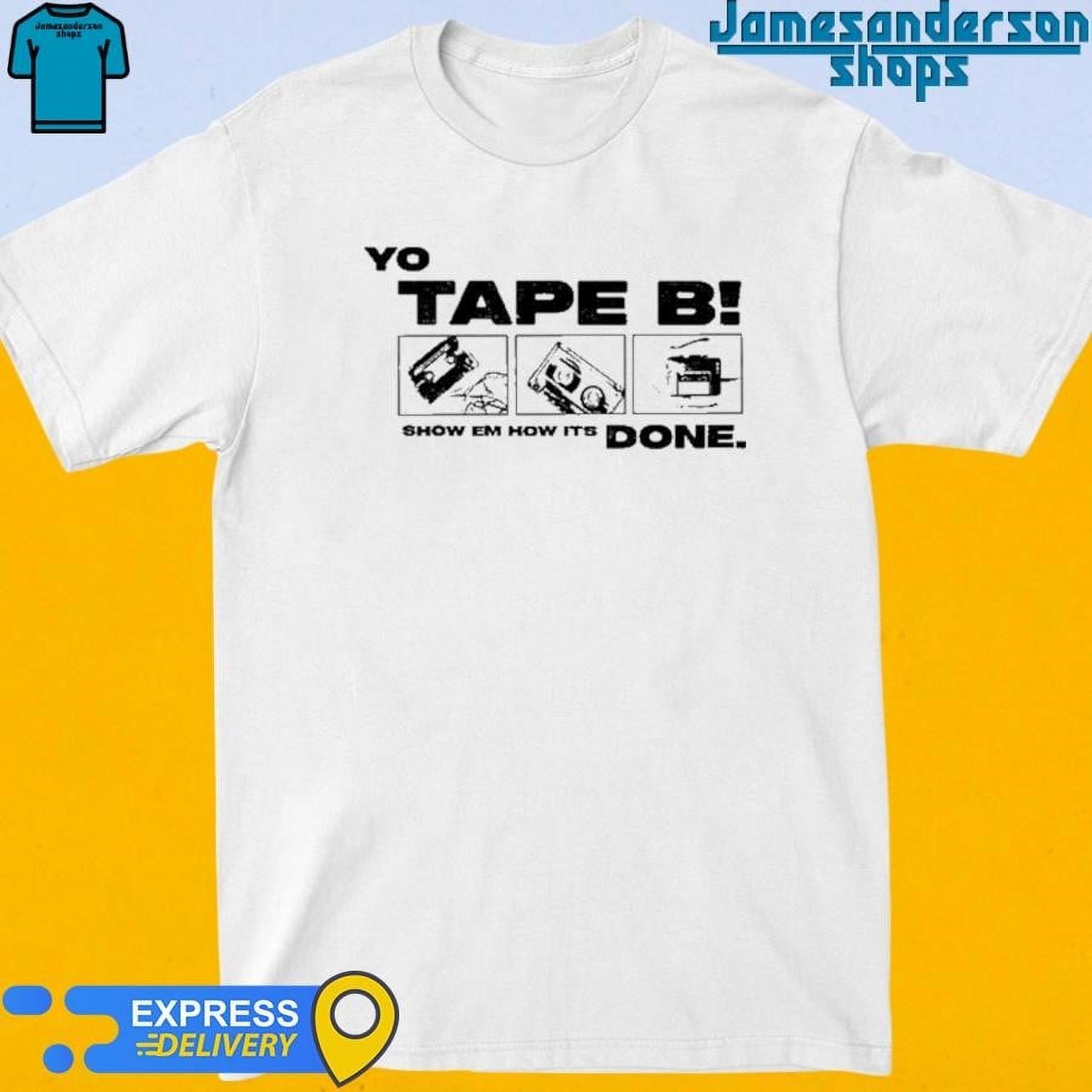 [WHITE] Official Yo Tape B Shirt