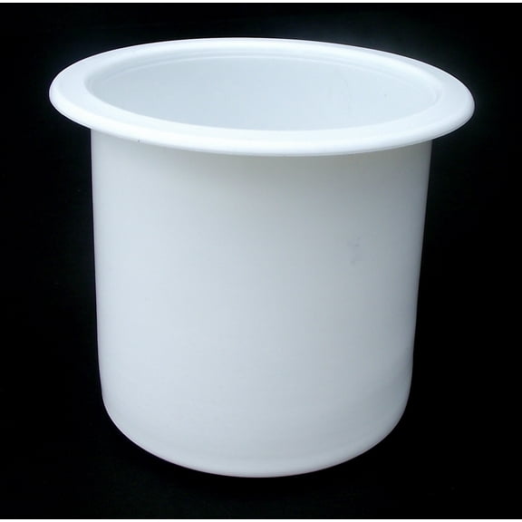 WHITE Plastic Cup Holders For Boat Car Sectional Sofa Couch Recliner Furniture Bar Tables RV Car Truck Inserts Poker Table Dropin 2 7/8