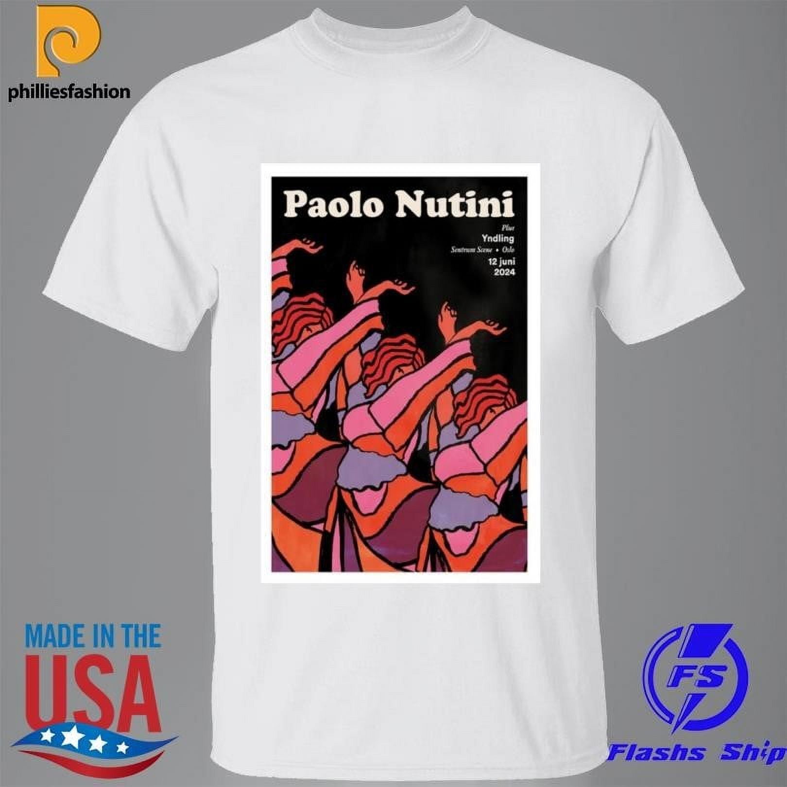 [WHITE] Poster Paolo Nutini At Sentrum Scene In Oslo Norway On June 12