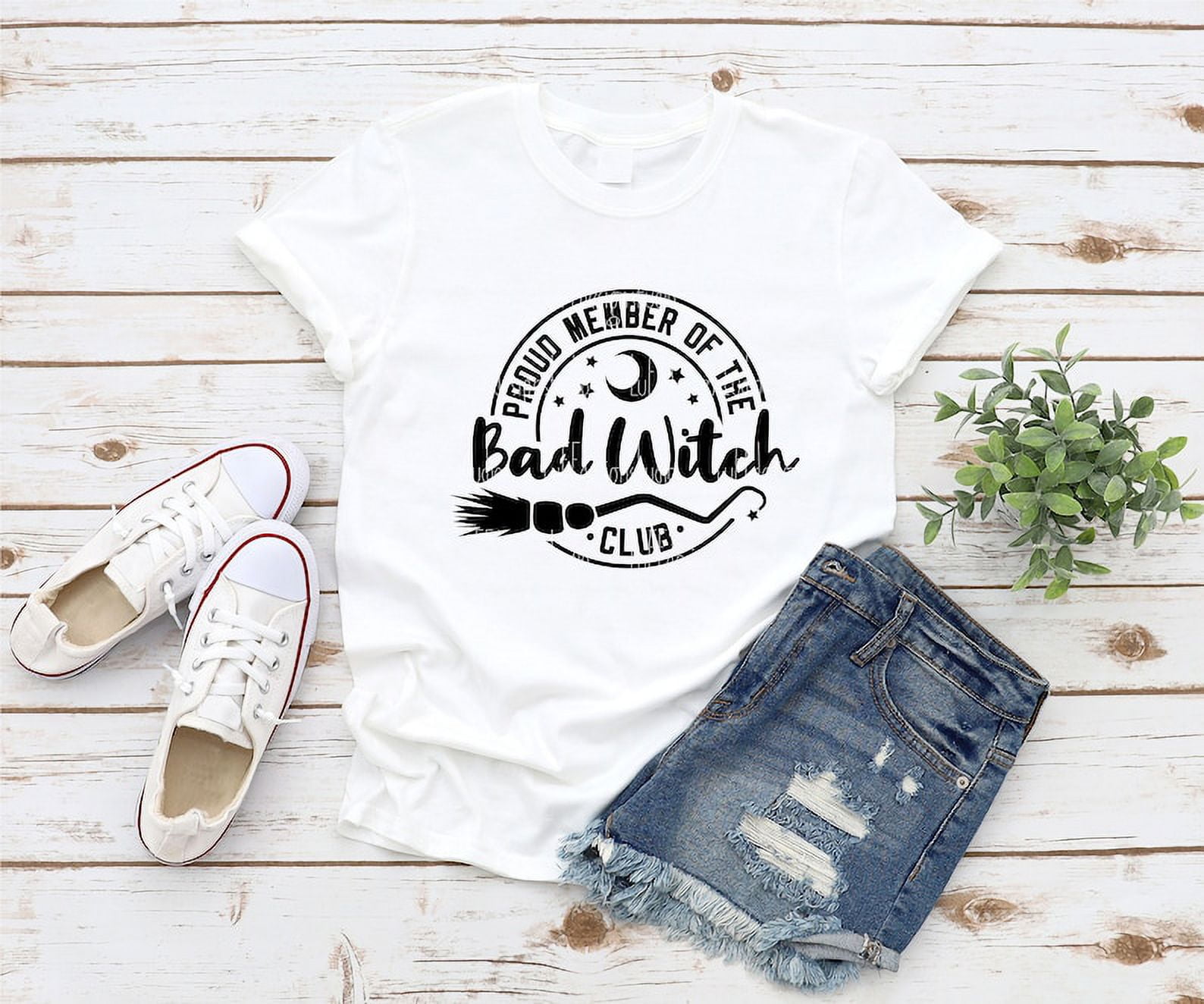 [WHITE] Proud Member Witch Club , Halloween , Witchy , Basic Witch