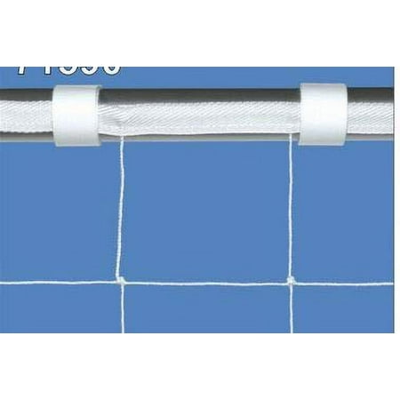 WHITE - Quick-Attach Goal Tape - Used for any goal net. Made of 1" wide, white back-to-back hook and loop tape allows for quick, easy net attachment. 27.5 yard roll (enough for 2 standard goal nets).