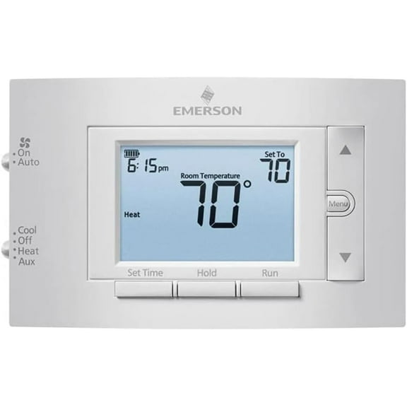 WHITE RODGERS 1F83H-21PR EMERSON 80 SERIES PROGRAMMABLE HEAT PUMP, 4.5 IN. DISPLAY, 2 HEAT / 1 COOL, DUAL FUEL OPTION (1 PER CASE)