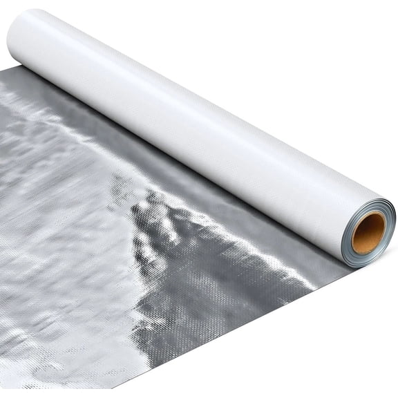 WHITE Radiant Barrier Insulation Attic ROOF Reflective Heavy Duty FOIL 250SQFT